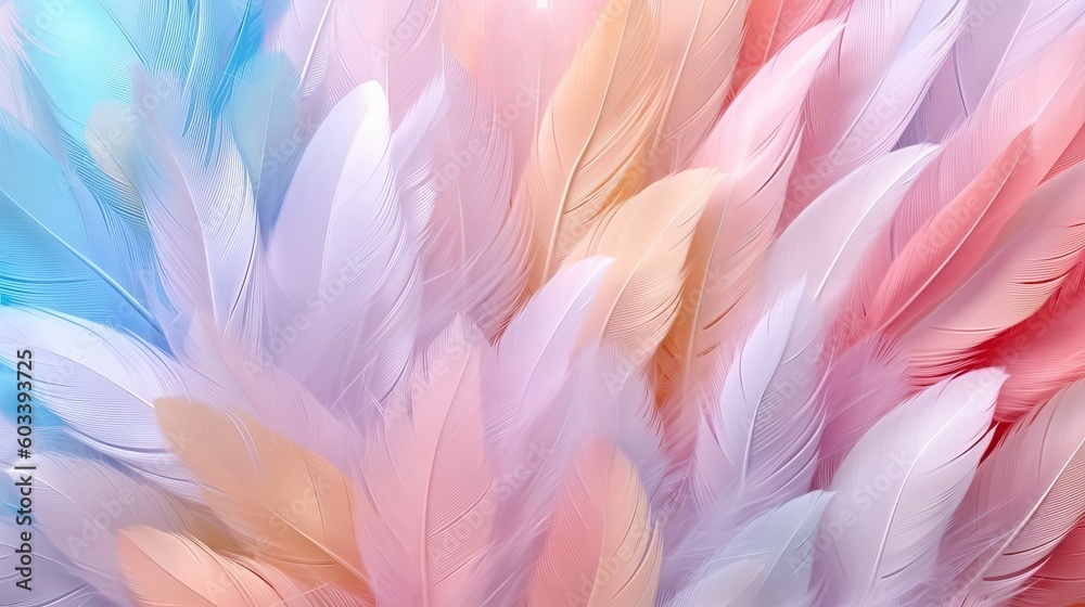 pastel colour tuft inquisitively establishment. AI Generated