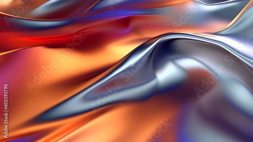 Metallic theoretical wavy liquid establishment organize organize tech change. AI Generated
