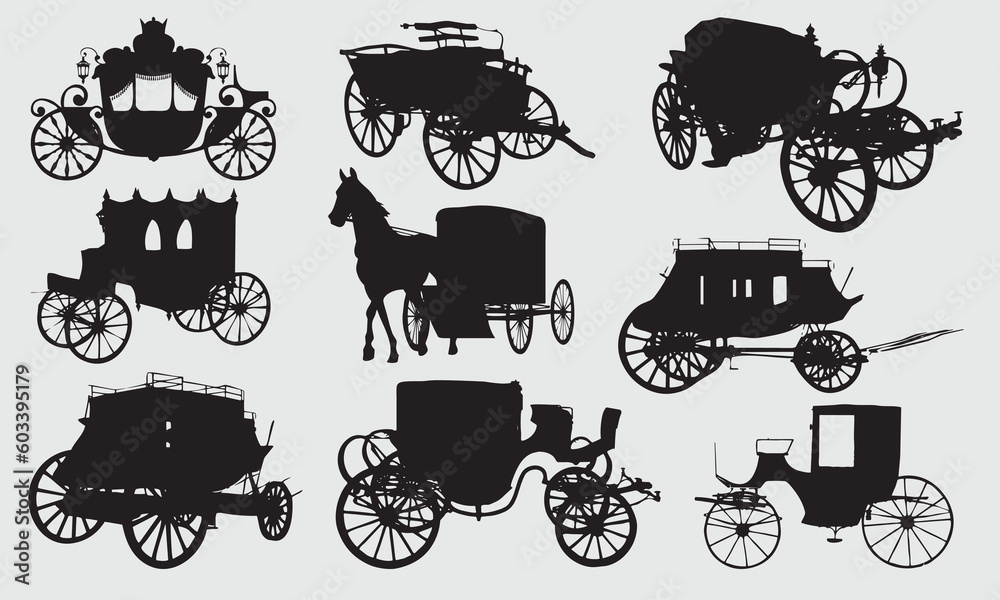 Obraz premium Carriage Vector design