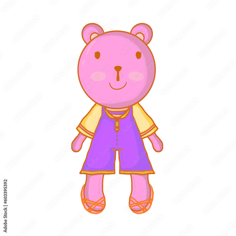 little girl with pink piggy bank little girl with pink piggy bank