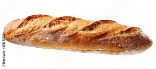 Fresh whole loaf of bread, Generative AI