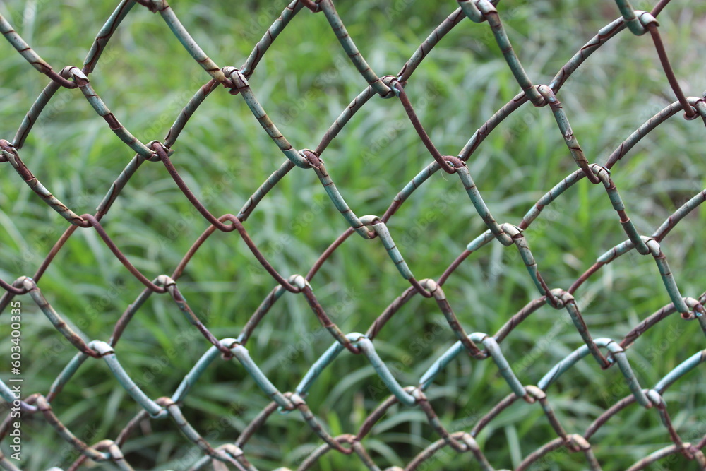 Fototapeta premium Metal case made of iron, freedom concept, Imprisonment Concept