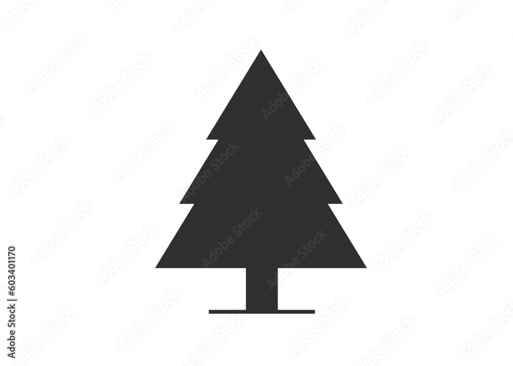 Tree vector icon. Christmas tree. Tree vector icon. Christmas tree.