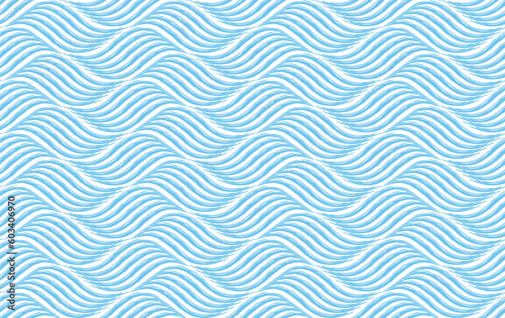The geometric pattern with wavy lines. Seamless vector background. White and blue texture. Simple lattice graphic design The geometric pattern with wavy lines. Seamless vector background. White and blue texture. Simple lattice graphic design