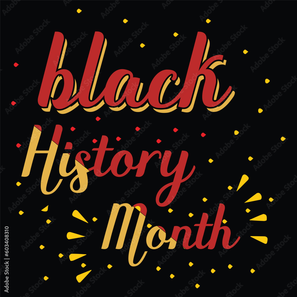 black history month t shirt design.