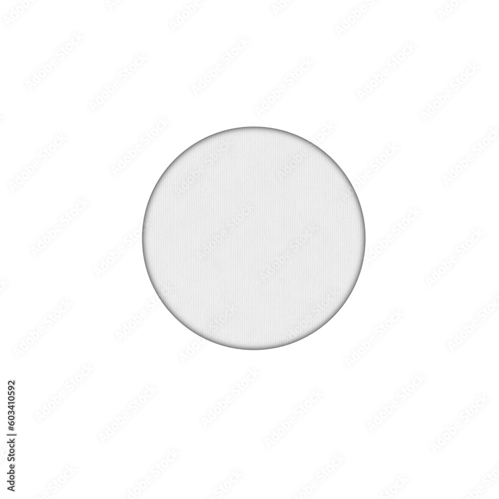 Abstract circle paper cut