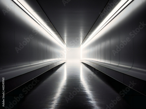 an image of a tunnel with bright light in it