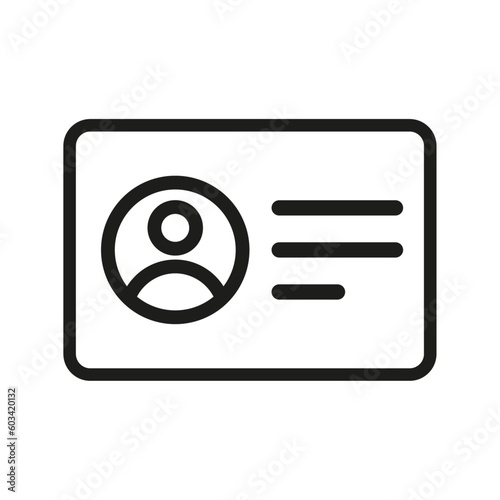 id citizen card icon vector design Illustration