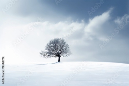 tree in snow © Lucas