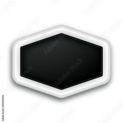 Black retro billboard vintage frame sign board