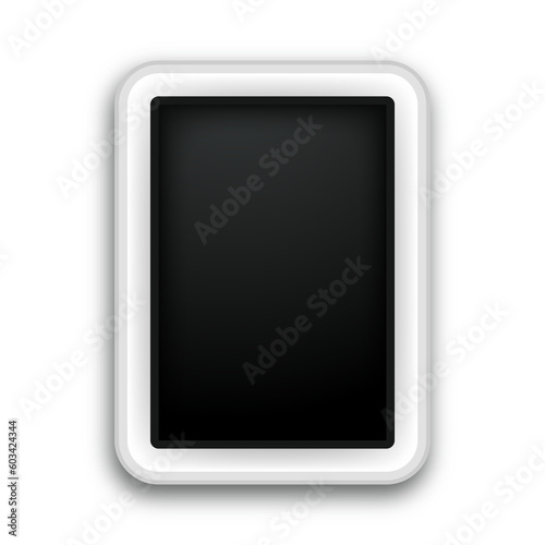 Retro black billboard vintage frame sign board