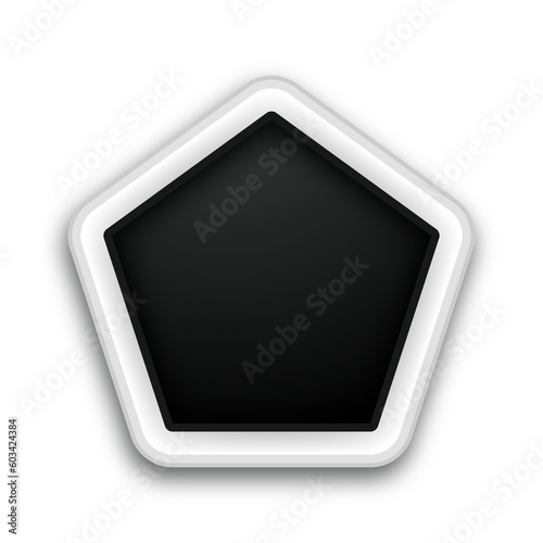 Retro black billboard vintage frame sign board