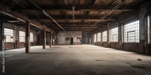 Empty industrial interior
