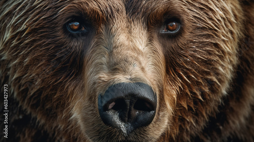 brown bear close up