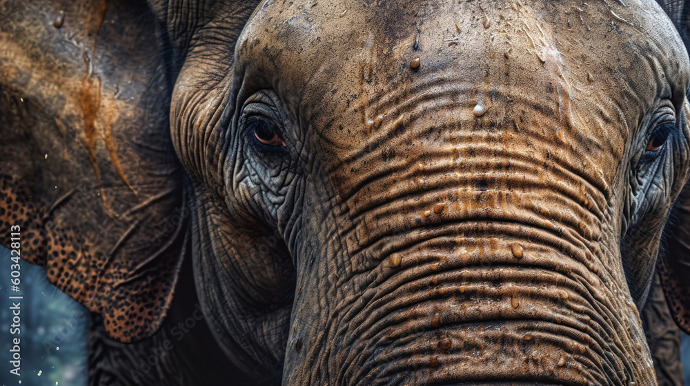 close up of an elephant close up of an elephant