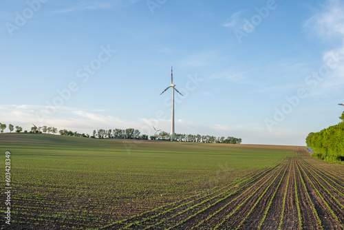 Windrad weit entfernt