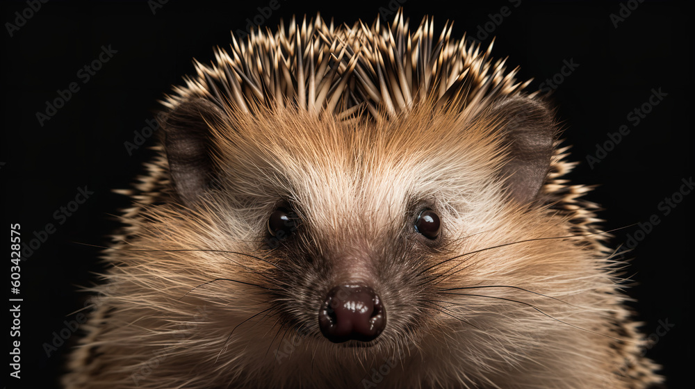 Fototapeta premium Close up of an hedgehog