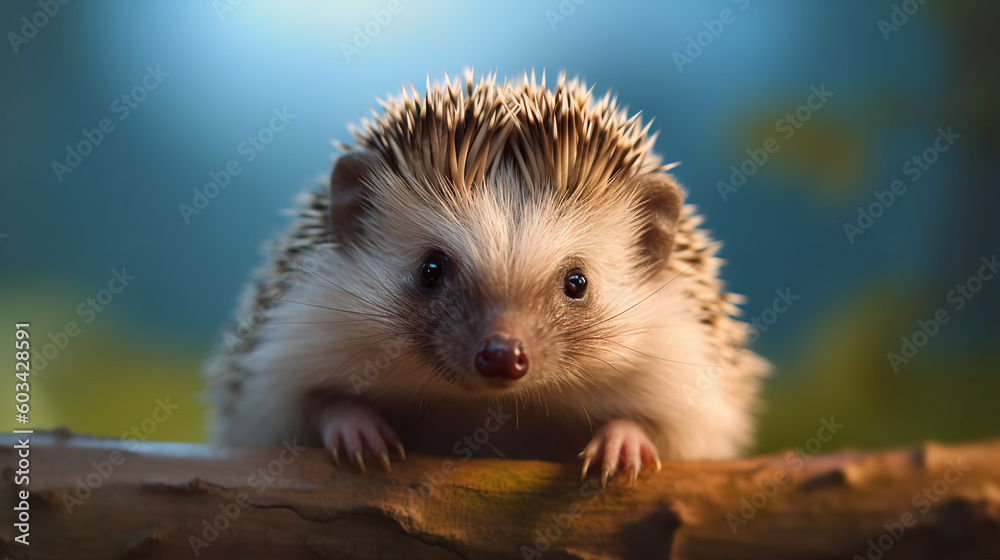 Fototapeta premium Close up of an hedgehog