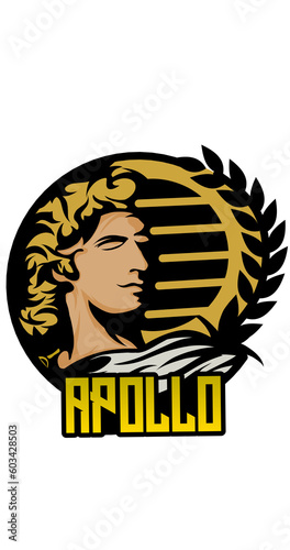 Obraz na płótnie head of a apollo