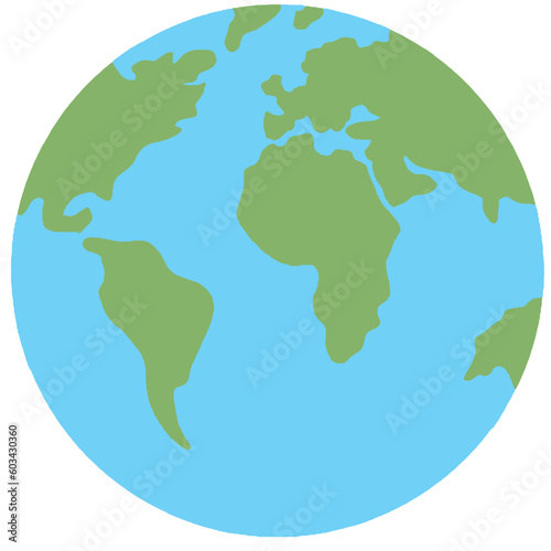 World Environment Day Earth image. Vector. Editable.