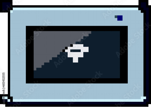 data 5g modem game pixel art retro vector. bit wireless network, train router data 5g modem. old vintage illustration