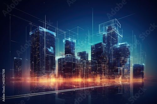 smart city  digital city  created with AI  AI  generative AI