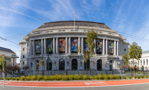 Obraz na płótnie San Francisco Opera w salonie