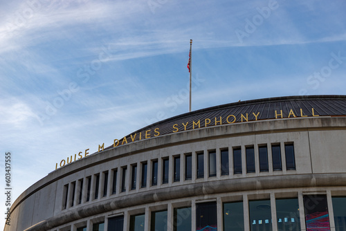 Obraz na płótnie Louise M. Davies Symphony Hall w salonie