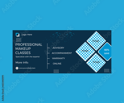 new corporate facebook banner design template