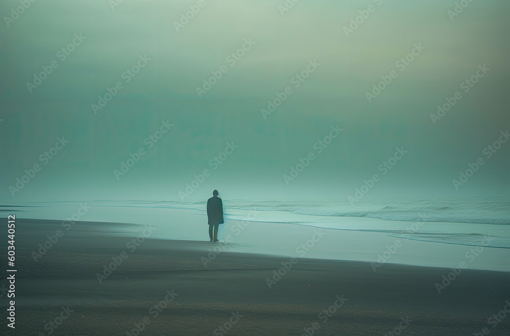 man walking on the beach motion man walking on the beach motion