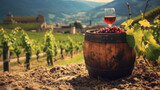 Die Essenz des Südtiroler Weinbaus: Pinot Noir mit Eichenfass im Weinberg