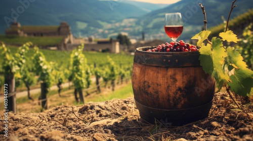 Die Essenz des Südtiroler Weinbaus: Pinot Noir mit Eichenfass im Weinberg