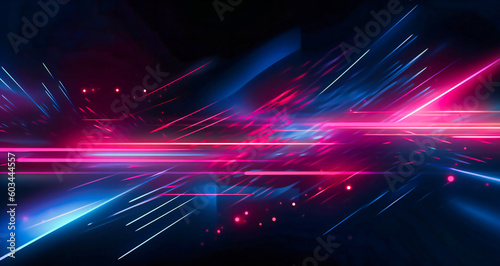 blue and pink abstract technology background