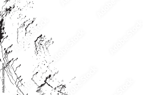 Monochromatic stop freeze frame of black and white grunge pencil doodle scribbles lines on white background. Coal line sketch. Vector.