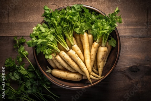 Parsnips in the salad bowl