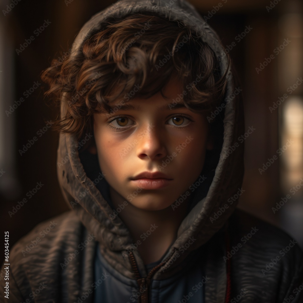 A AI generated, non-existing boy A AI generated, non-existing boy