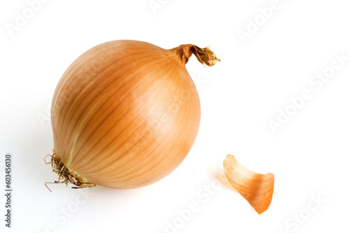 Wallpaper Mural Onion. Isolated on white. Torontodigital.ca