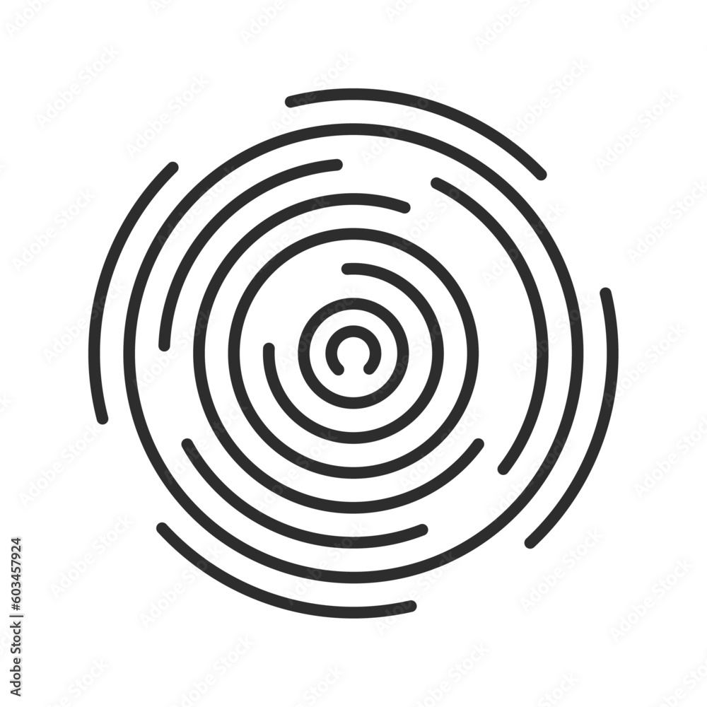 circular ripple icon. Concentric circles with broken lines isolated on white background. Vortex, sonar wave, soundwave, sunburst, signal signs circular ripple icon. Concentric circles with broken lines isolated on white background. Vortex, sonar wave, soundwave, sunburst, signal signs