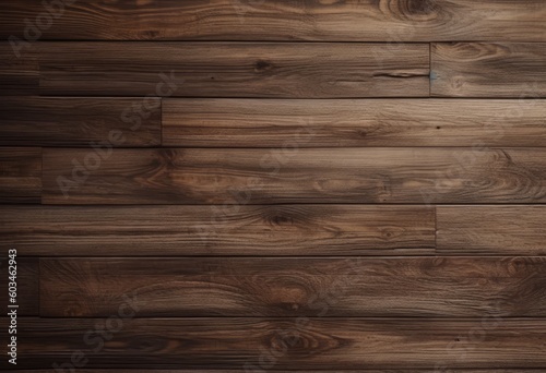 Brown wood texture background coming from natural tree. The wooden panel has a beautiful dark pattern, hardwood floor texture. created with Generative AI technology