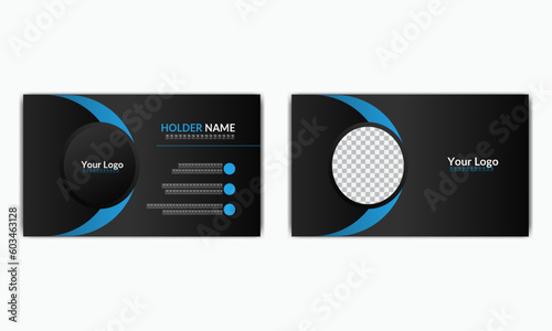 Corporate Business card design for personal identity