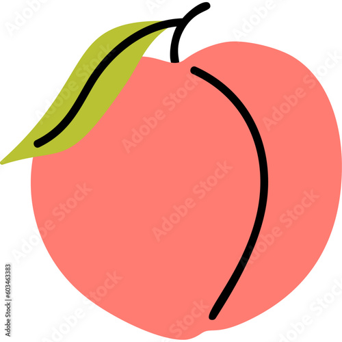 Peach Illustration