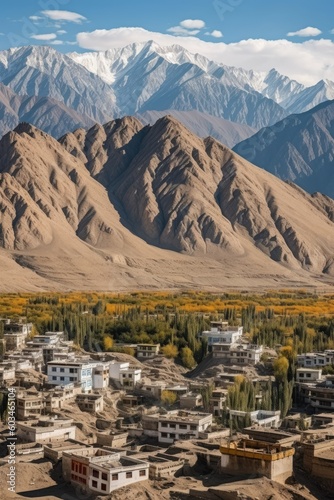 landscape in the Himalayas near Ladakh © RamvijayB