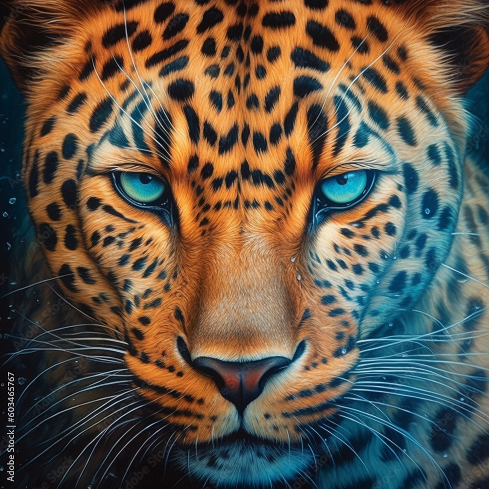 Obraz premium close up of a leopard