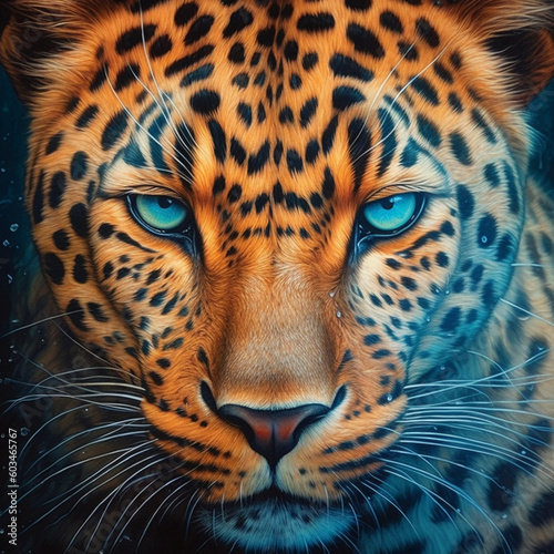 close up of a leopard © Eduardo
