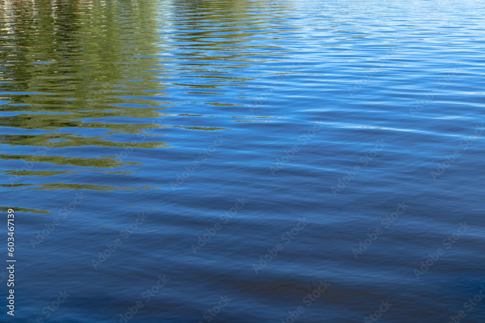 Light ripples on the water surface. The water surface of the lake Light ripples on the water surface. The water surface of the lake