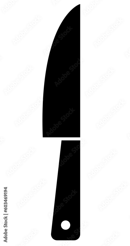 Vector icon of a knife Vector icon of a knife