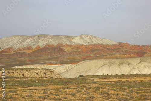 Coloured Mountains in Khizi district, Azerbaijan. photo