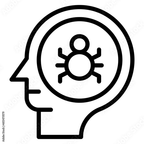 Phobia Vector Line Icon