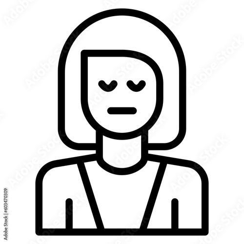 Apathy Vector Line Icon