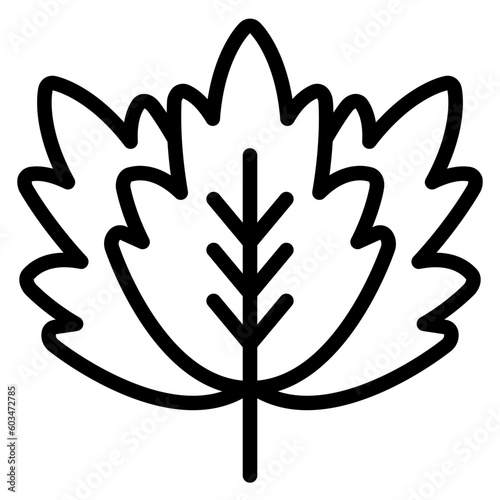 Spearmint Vector Line Icon